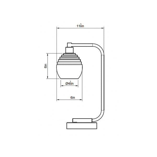 Dimensional Drawing: Side