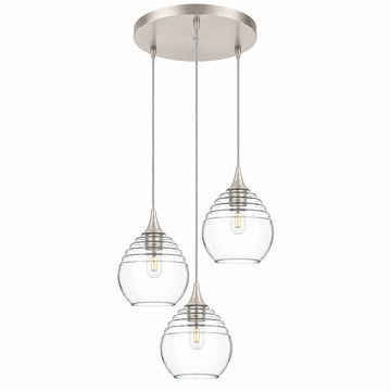 Brushed Nickel - 4ft Cord / Eco Clear