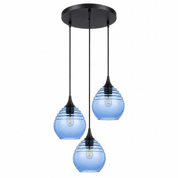 Matte Black - 4ft Cord / Steel Blue