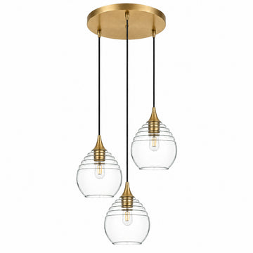 Polished Brass - 4ft Cord / Eco Clear