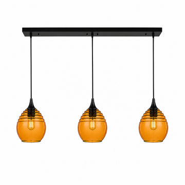 Matte Black - 4ft Cord / Golden Amber