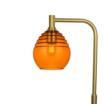Golden Amber / Polished Brass