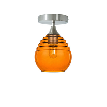 Golden Amber / Brushed Nickel