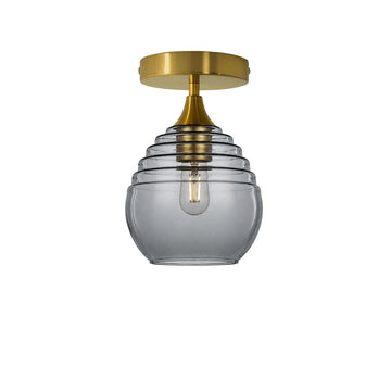 Slate Gray / Polished Brass
