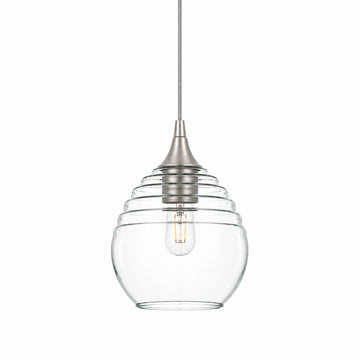 Brushed Nickel - 8ft Cord / Eco Clear