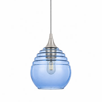Brushed Nickel - 8ft Cord / Steel Blue