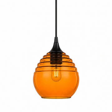 Matte Black - 8ft Cord / Golden Amber