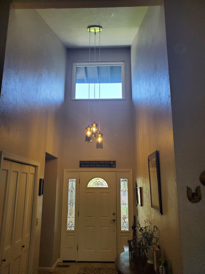 515 3 Pendant Cascade Chandelier