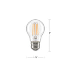 4 Watt LED Edison Filament Bulb G14 Base (2700k)-Lightbulb-Bicycle Glass Co - Hardware-Bicycle Glass Co