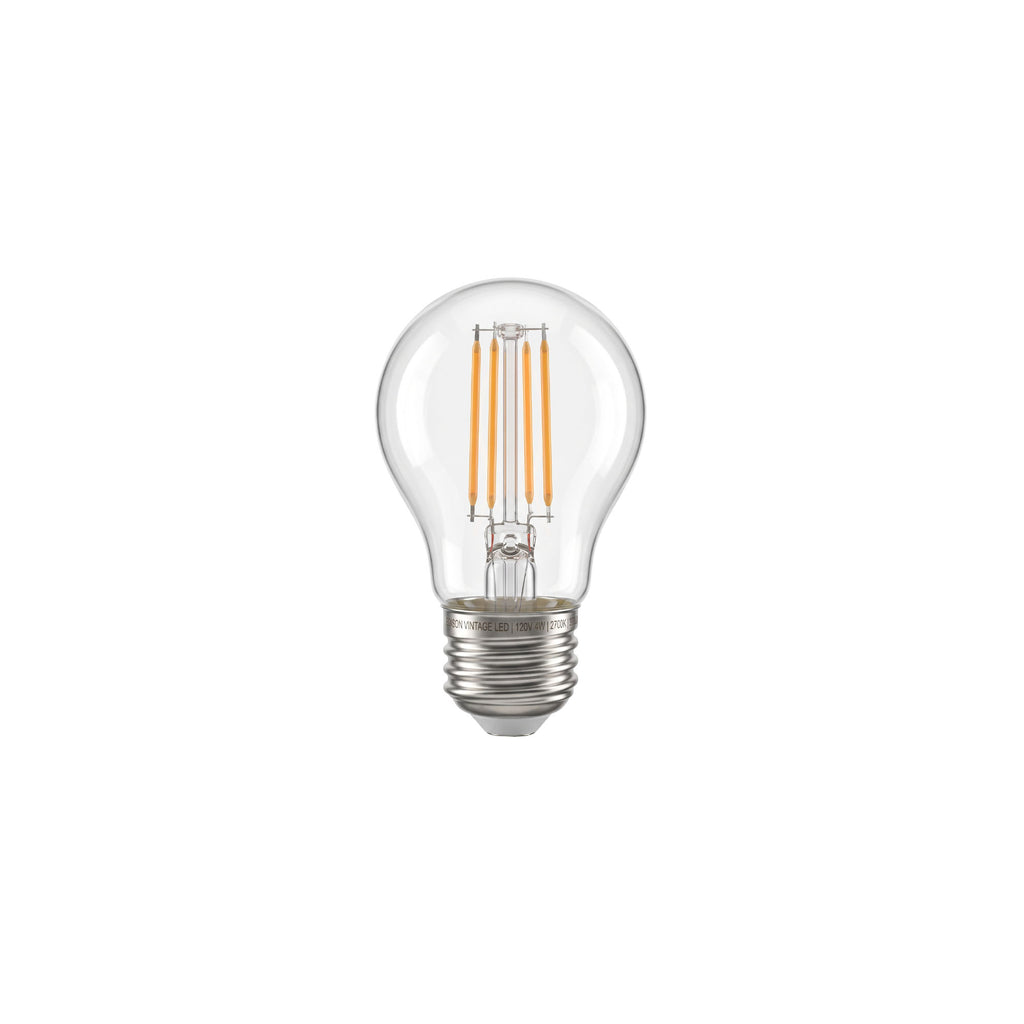 4 Watt LED Edison Filament Bulb G14 Base (2700k)-Lightbulb-Bicycle Glass Co - Hardware-Bicycle Glass Co