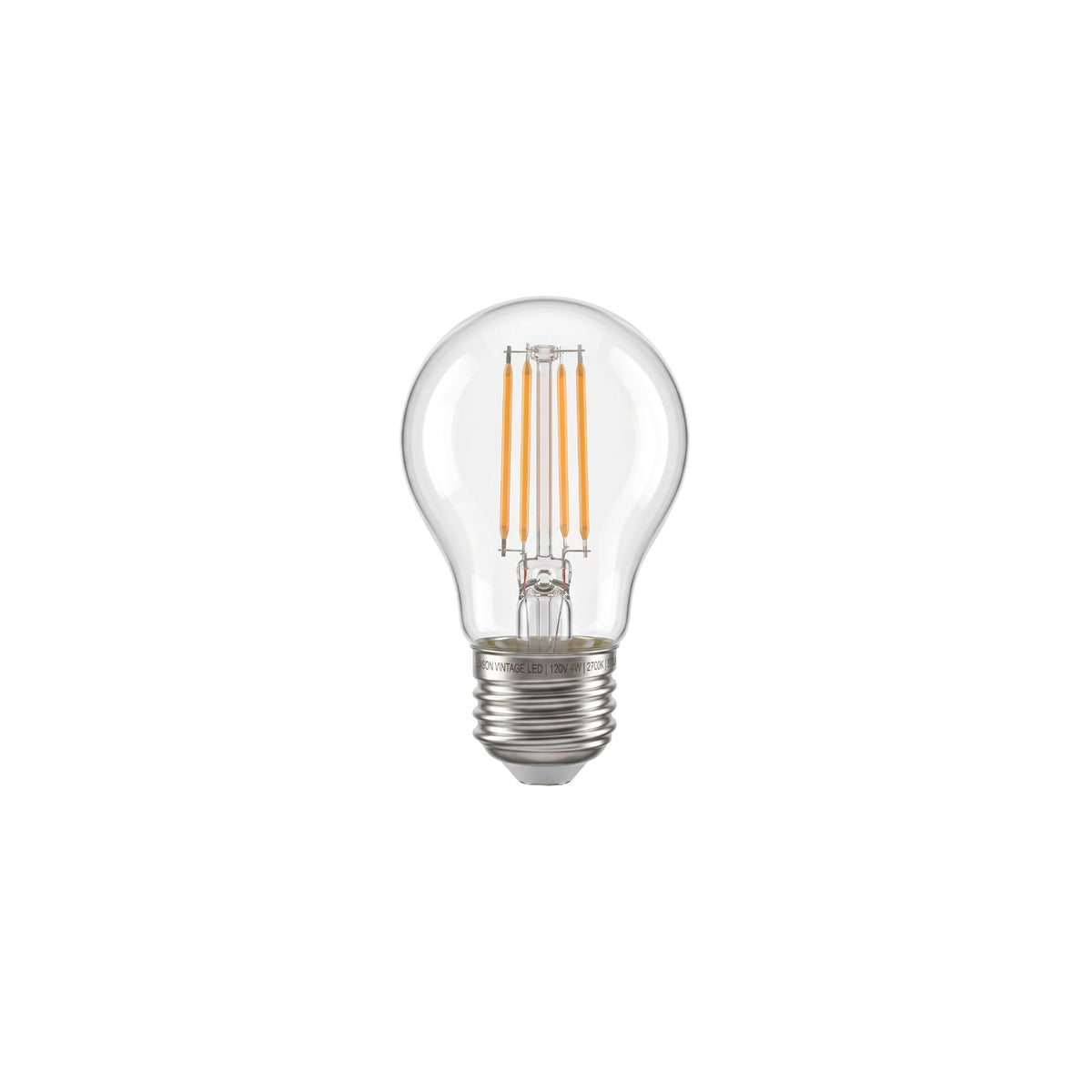 4 Watt LED Edison Filament Bulb G14 Base (2700k)-Lightbulb-Bicycle Glass Co - Hardware-Bicycle Glass Co
