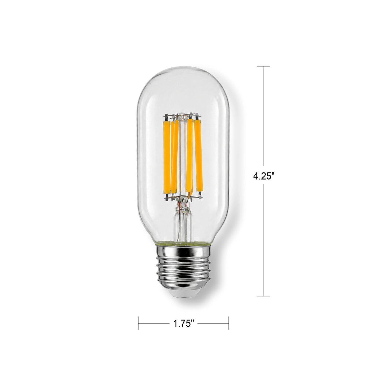 4 Watt LED Filament Bulb (2700k) - Dimmable & Energy-Efficient | Bicycle Glass Co.-Lightbulb-Bicycle Glass Co - Hardware-Single Bulb-Bicycle Glass Co