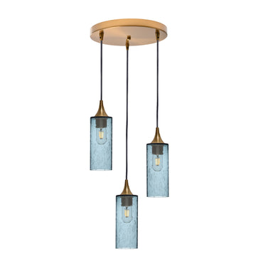 Polished Brass - 4ft Cord / Lunar / Slate Gray