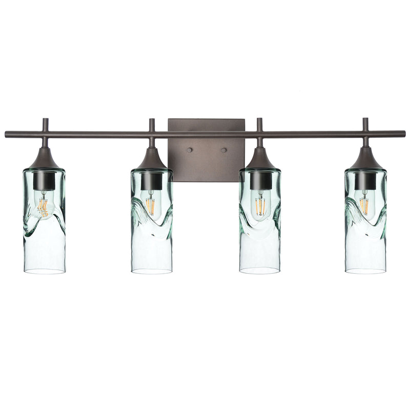 513 4-Light Vanity – Swell / Eco Clear / Antique Bronze