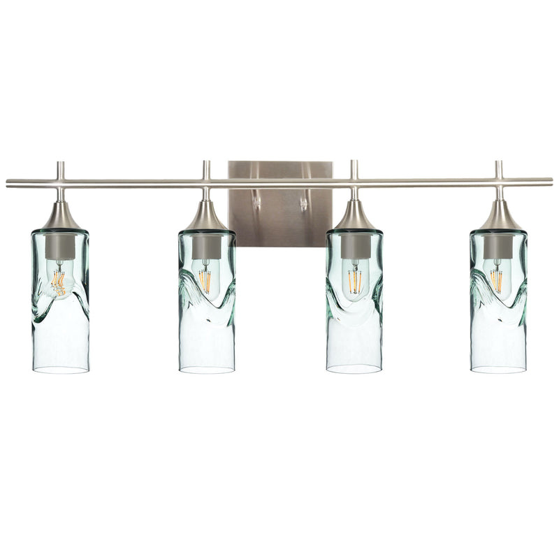 513 4-Light Vanity – Swell / Eco Clear / Brushed Nickel
