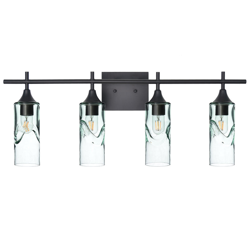 513 4-Light Vanity – Swell / Eco Clear / Matte Black