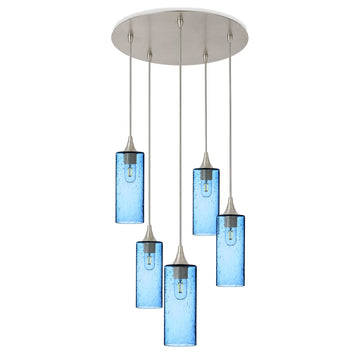 Lunar / Steel Blue / Brushed Nickel - 4ft Cord