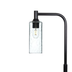 513 Floor Lamp-Glass-Bicycle Glass Co - Hotshop-Lunar-Eco Clear-Matte Black-Bicycle Glass Co