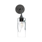 513 Interior Wall sconce-Glass-Bicycle Glass Co-Swell-Eco Clear-Antique Bronze-Bicycle Glass Co