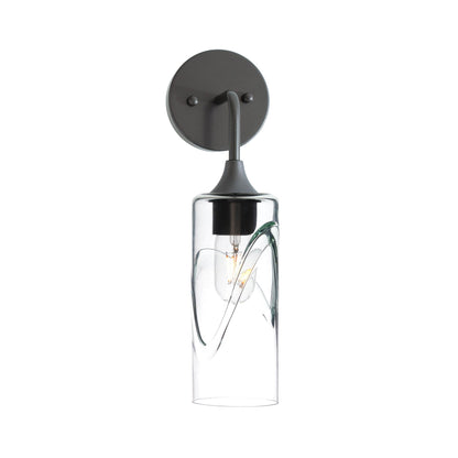513 Interior Wall sconce-Glass-Bicycle Glass Co-Swell-Eco Clear-Antique Bronze-Bicycle Glass Co