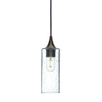 513 Single Pendant Light-Bicycle Glass Co-Antique Bronze - 4ft Cord-Lunar-Eco Clear-Bicycle Glass Co