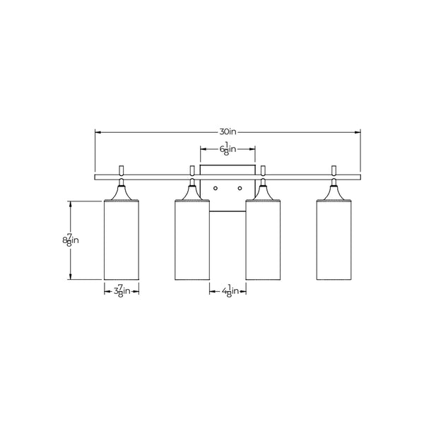 Dimensional Drawing: Front