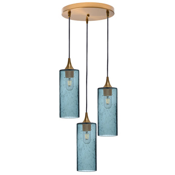 Polished Brass - 4ft Cord / Lunar / Slate Gray