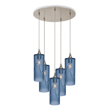 Glacial / Steel Blue / Brushed Nickel - 4ft Cord