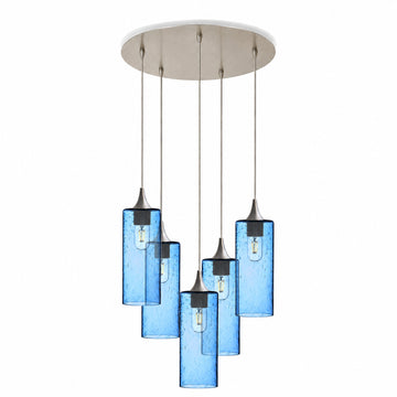 Lunar / Steel Blue / Brushed Nickel - 4ft Cord