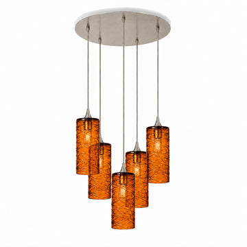 Spun / Golden Amber / Brushed Nickel - 4ft Cord