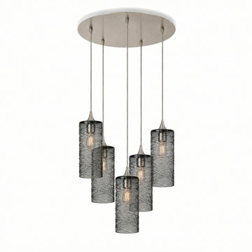 Spun / Slate Gray / Brushed Nickel - 4ft Cord