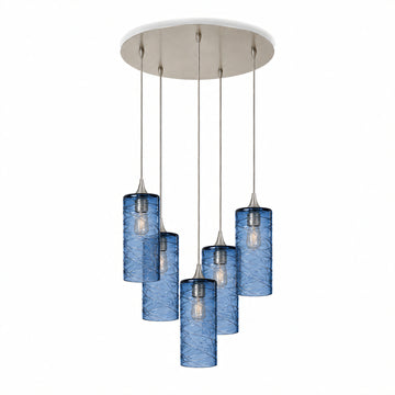 Spun / Steel Blue / Brushed Nickel - 4ft Cord