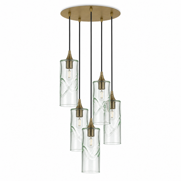 Swell / Eco Clear / Polished Brass - 4ft Cord