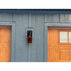 515 Exterior Wall Sconce-Bicycle Glass Co-Lunar-Steel Blue-Bicycle Glass Co