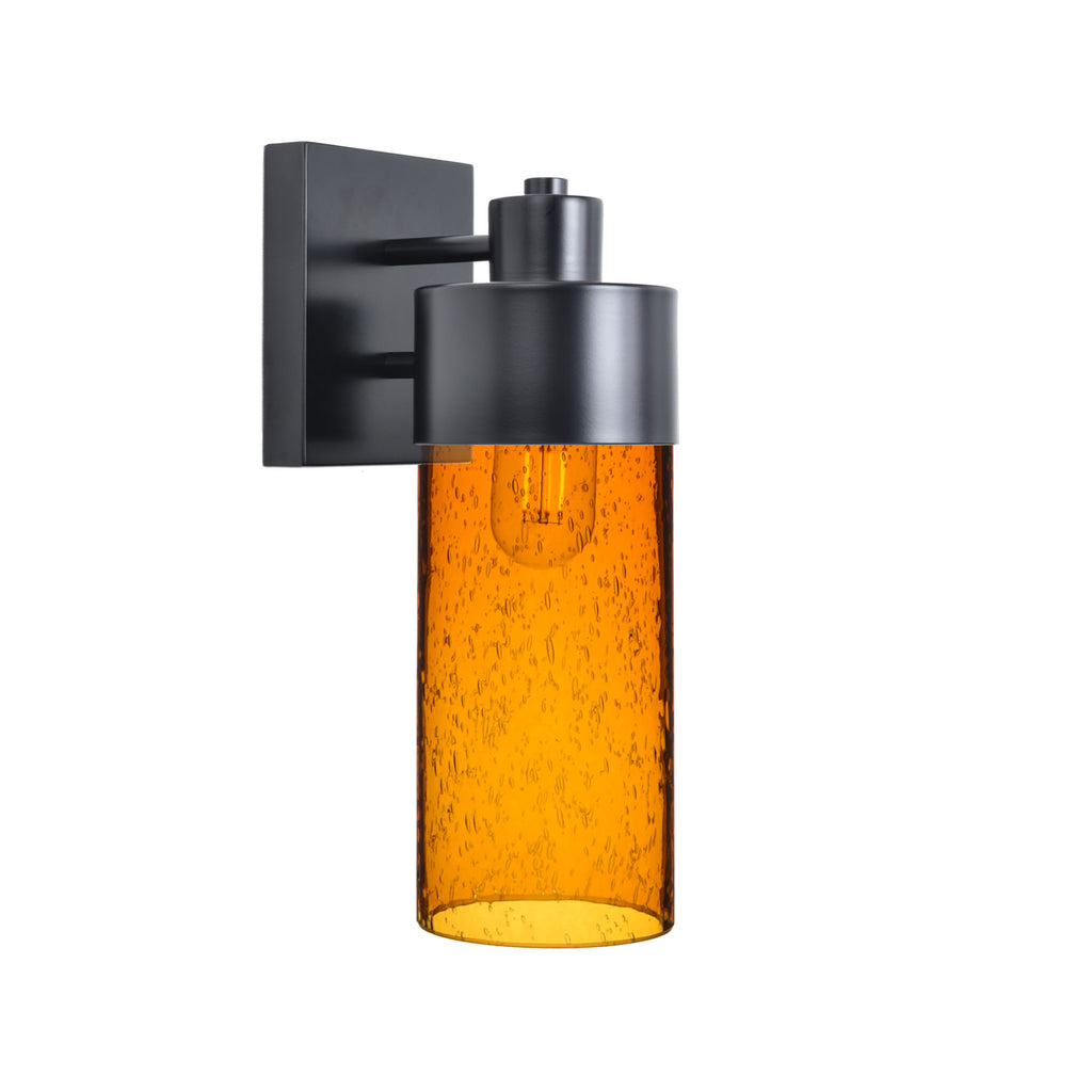 515 Exterior Wall Sconce-Bicycle Glass Co-Lunar-Golden Amber-Bicycle Glass Co
