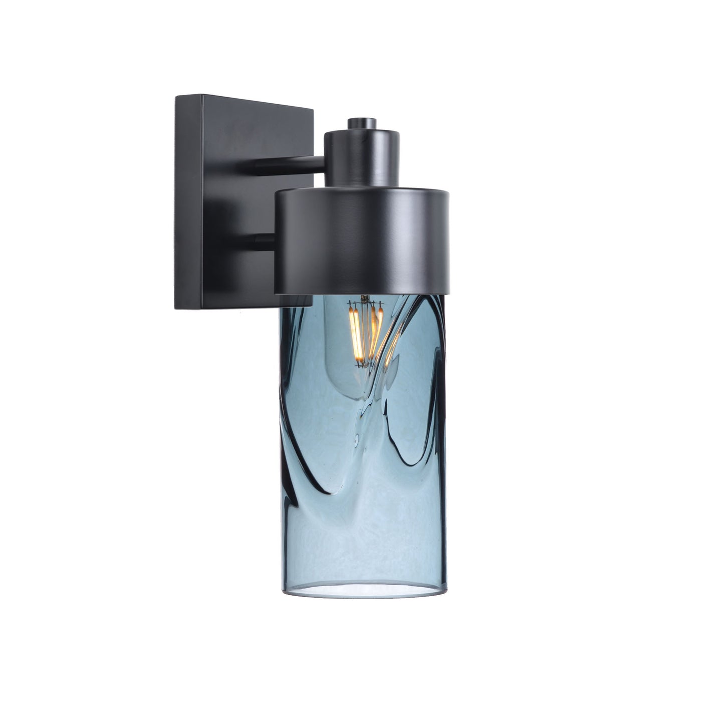 515 Exterior Wall Sconce-Bicycle Glass Co-Swell-Slate Gray-Bicycle Glass Co