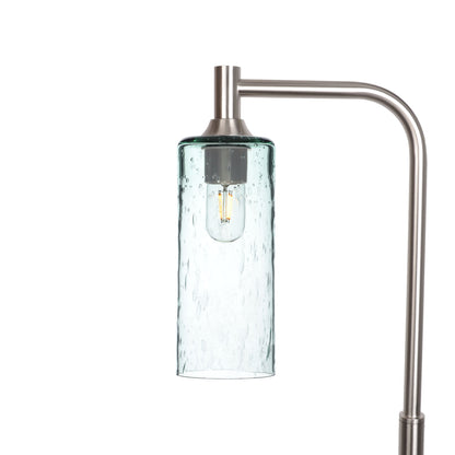 515 Floor Lamp-Glass-Bicycle Glass Co - Hotshop-Lunar-Eco Clear-Brushed Nickel-Bicycle Glass Co