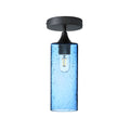 515 Semi-Flush-Bicycle Glass Co - Hotshop-Lunar-Steel Blue-Antique Bronze-Bicycle Glass Co