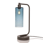 515 Table Lamp-Glass-Bicycle Glass Co - Hardware-Lunar-Slate Gray-Dark Bronze-Bicycle Glass Co