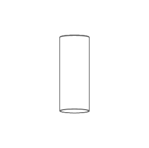 Simplified line drawing of one 515 shade.