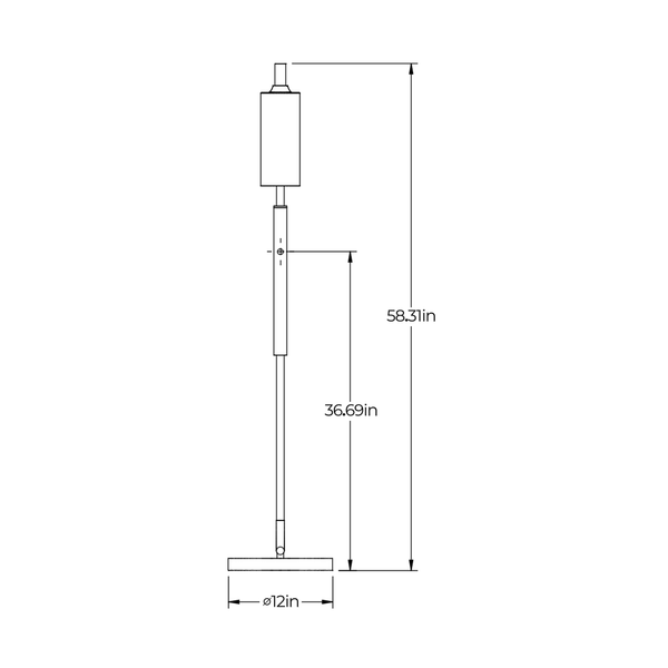 Dimensional Drawing: Front