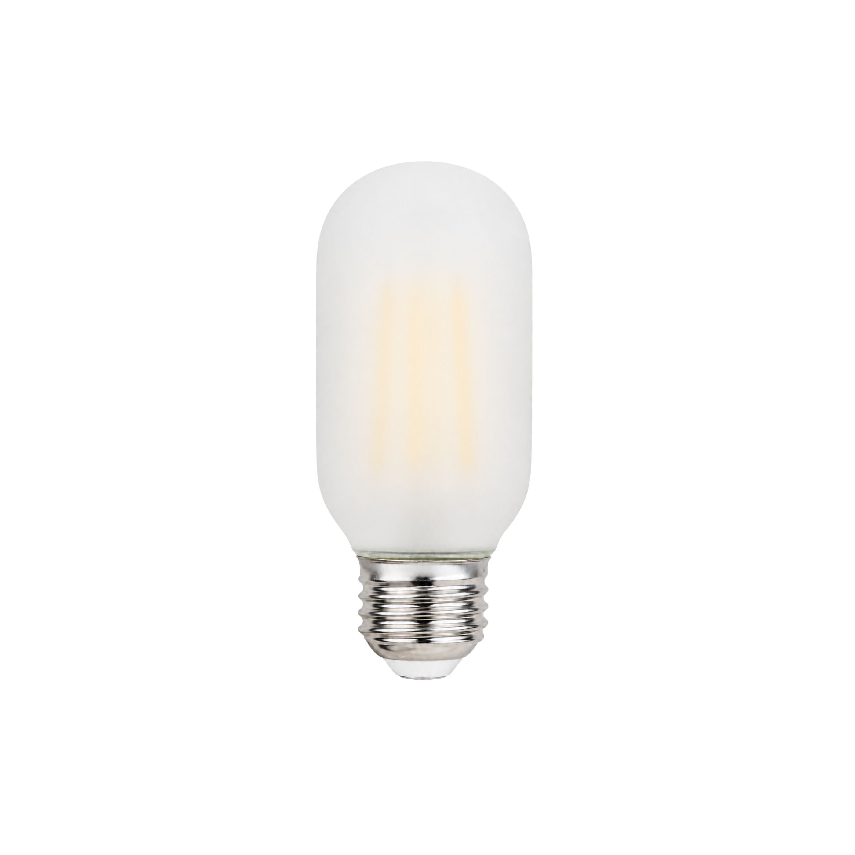 6 Watt Frosted LED Filament Bulb (2700k) - Dimmable & Energy-Efficient | Bicycle Glass Co.-Lightbulb-Bicycle Glass Co - Hardware-Single Bulb-Bicycle Glass Co