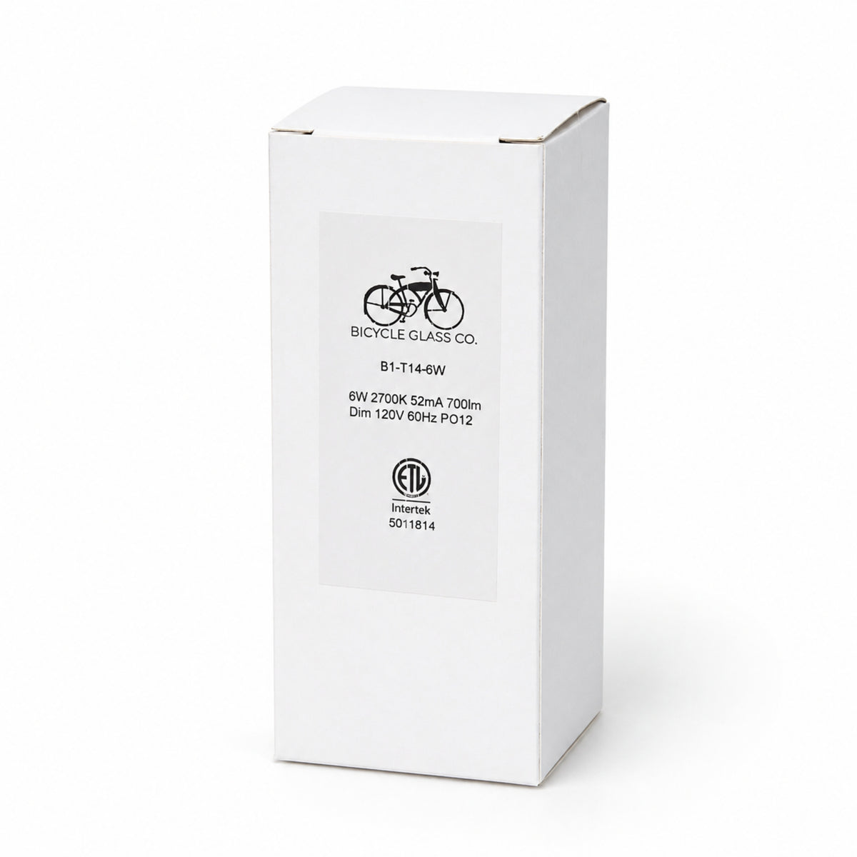 6 Watt LED Filament Bulb (2700k) - Dimmable & Energy-Efficient | Bicycle Glass Co.-Lightbulb-Bicycle Glass Co - Hardware-Single Bulb-Bicycle Glass Co
