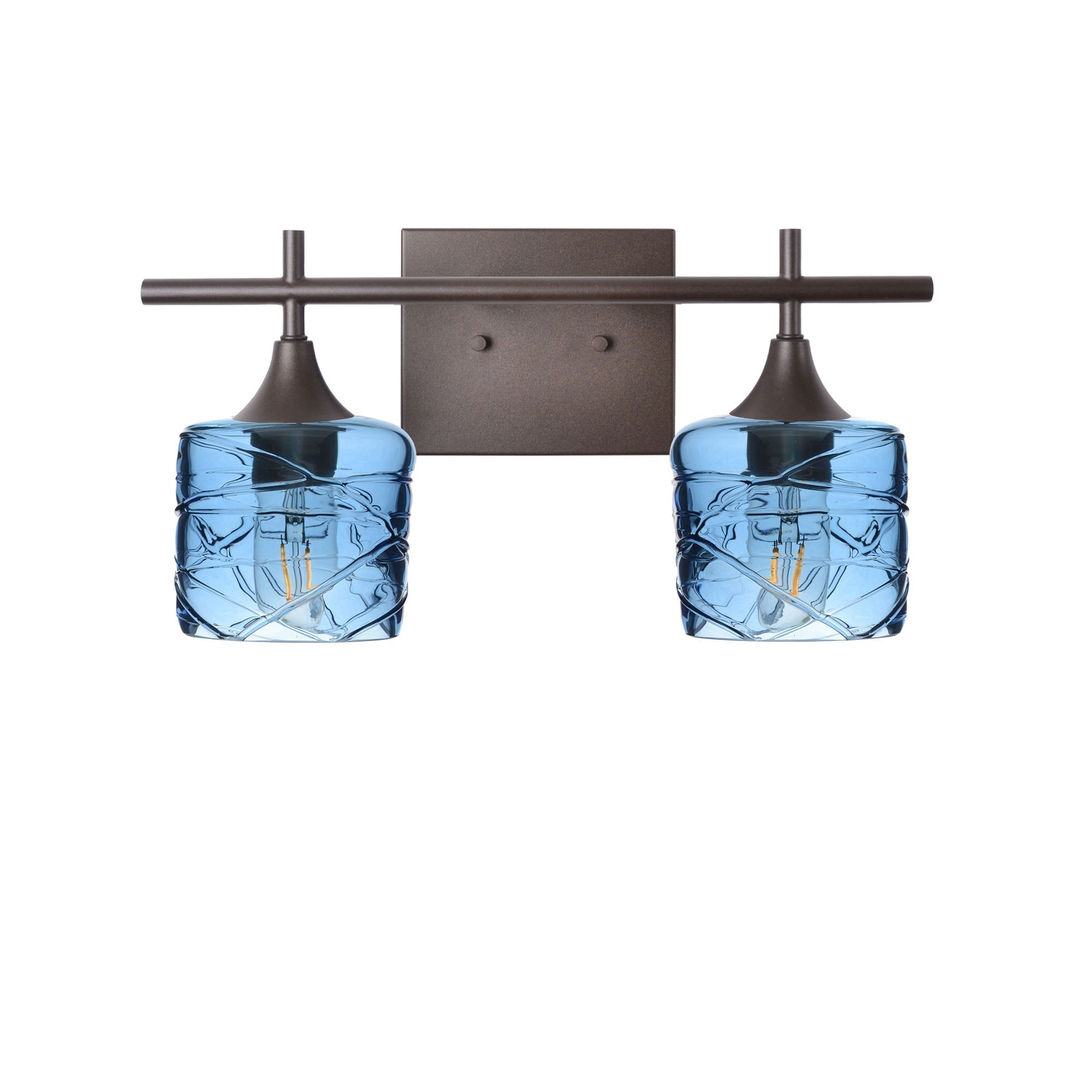 Window Pane Code 601 2-Light Wall Vanity – Bicycle Glass Co