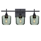 601 3-Light Vanity-Glass-Bicycle Glass Co - Hotshop-Matte Black-Lunar-Slate Gray-Bicycle Glass Co