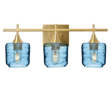 Polished Brass / Spun / Steel Blue