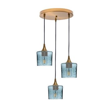 Polished Brass - 4ft Cord / Lunar / Slate Gray
