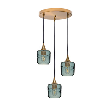 Polished Brass - 4ft Cord / Swell / Slate Gray