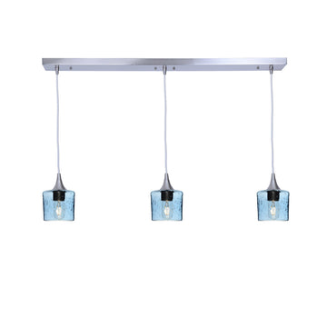 Brushed Nickel - 4ft Cord / Lunar / Steel Blue