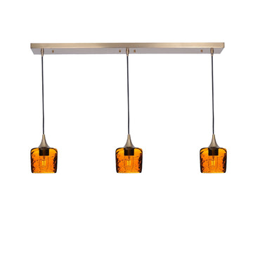 Polished Brass - 4ft Cord / Spun / Golden Amber